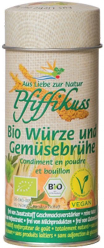 PFIFFIKUSS Gourmet Condiment en poudre + Bouillon de légumes Ds 80g