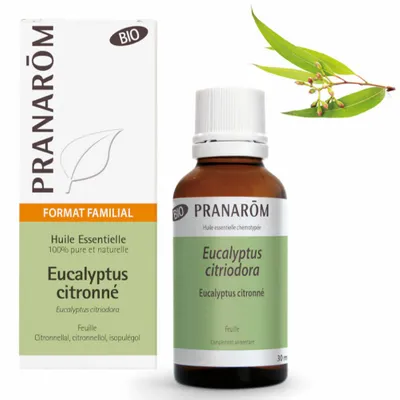 PRANAROM Huile essentielle d'eucalyptus citronné bio 10ml PRANAROM Huile essentielle d'eucalyptus citronné bio 10ml