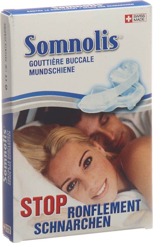 La gouttière buccale de Somnolis contre le ronflement