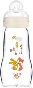 MAM Feel Good biberon en verre 260ml 2+ mois