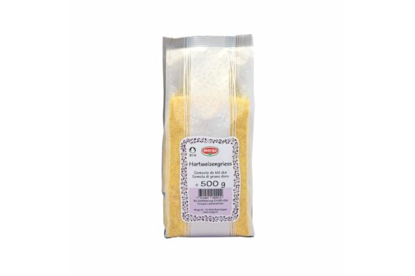 Semoule de blé dur Morga Bio Bourgeon Btl 500g Semoule de blé dur Morga Bio Bourgeon Btl 500g