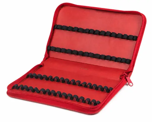 Trousse de premiers secours Omida, vide, 64 languettes rouges de 2 g