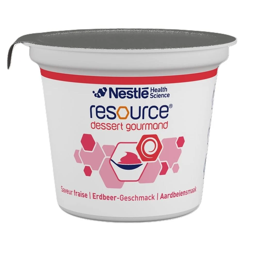 Resource Dessert Gourmand Fraise 4 Cup 125g