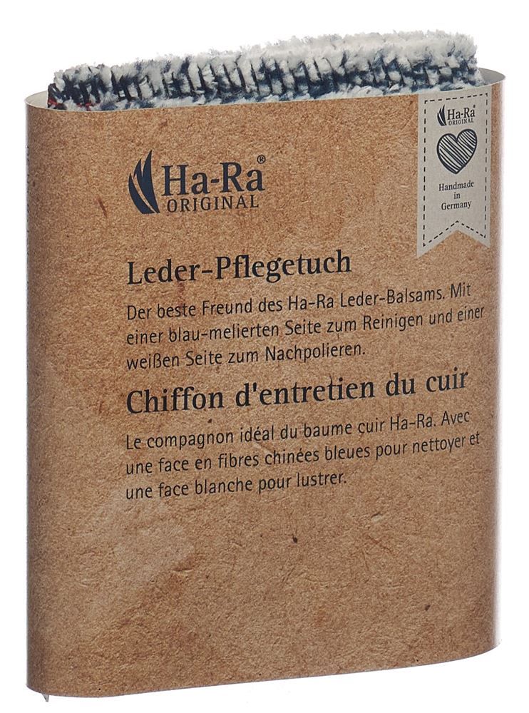 HA-RA Baume pour cuir avec chiffon d'entretien du cuir HA-RA Baume pour cuir avec chiffon d'entretien du cuir