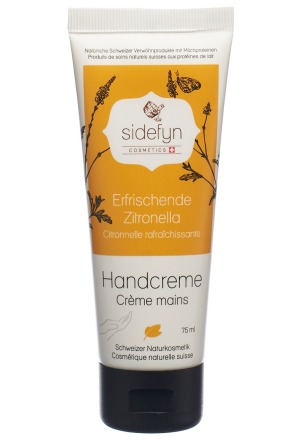 SIDEFYN crème pour les mains rafraîchissante à la citronnelle 75ml
