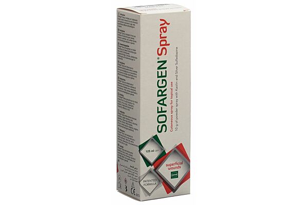 Poudre de traitement des plaies SOFARGEN Spray 10g Poudre de traitement des plaies SOFARGEN Spray 10g
