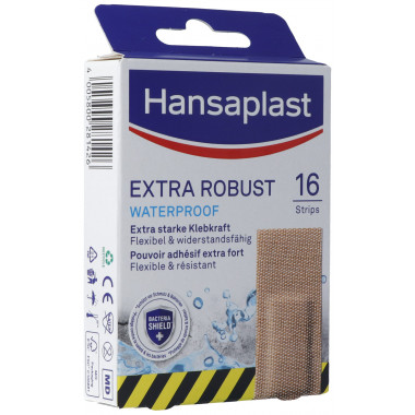 Hansaplast Extra Robust Strips 16 pièces