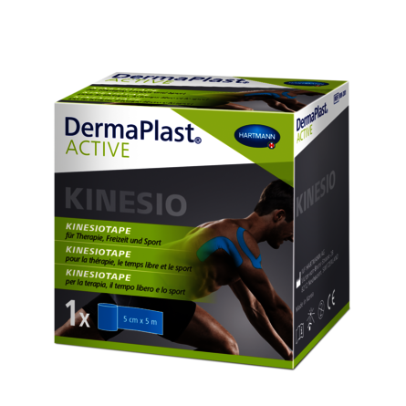 DermaPlast® Active Kinesiotape 5cmx5m bleu DermaPlast® Active Kinesiotape 5cmx5m bleu