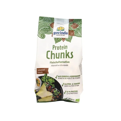 Chunks de protéines Govinda, sachet de 125g
