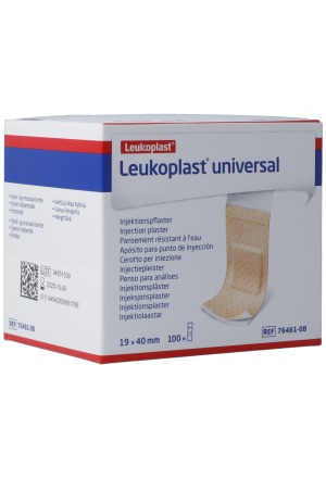 Leukoplast Pansement d'injection universel 19x40mm 100 pièces Leukoplast Pansement d'injection universel 19x40mm 100 pièces