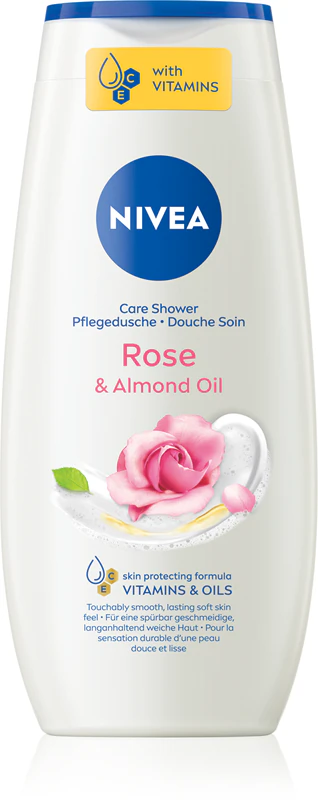 Nivea Douche de soin Rose&Almond Oil Fl 250 ml