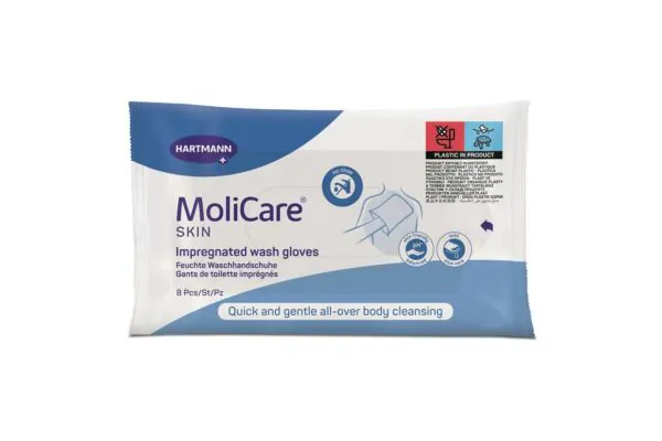 MoliCare Skin Gants de toilette Btl 8 pièces