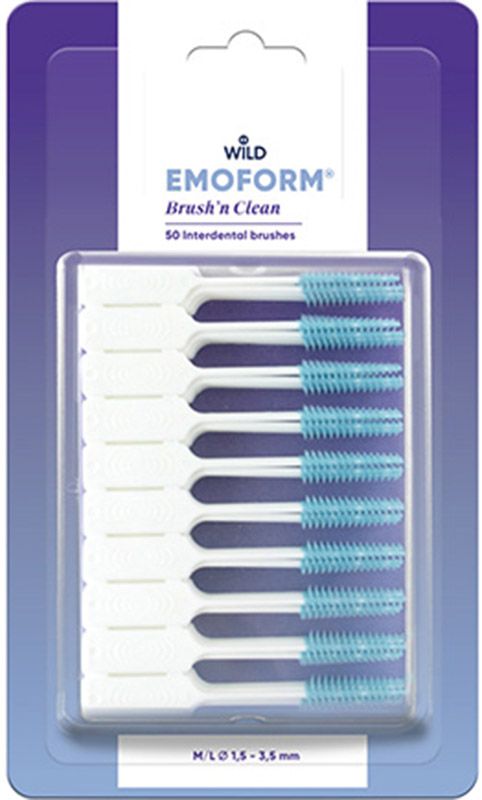 Emoform Brush'n Clean paquet familial 80 pièces
