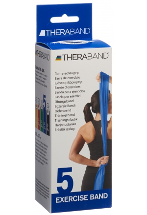 Thera Band 2.5mx12.7cm bleu extra fort Thera Band 2.5mx12.7cm bleu extra fort