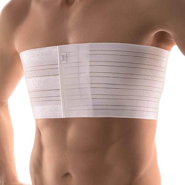 BORT Ceinture élastique à côtes L hommes blanc BORT Ceinture élastique à côtes L hommes blanc