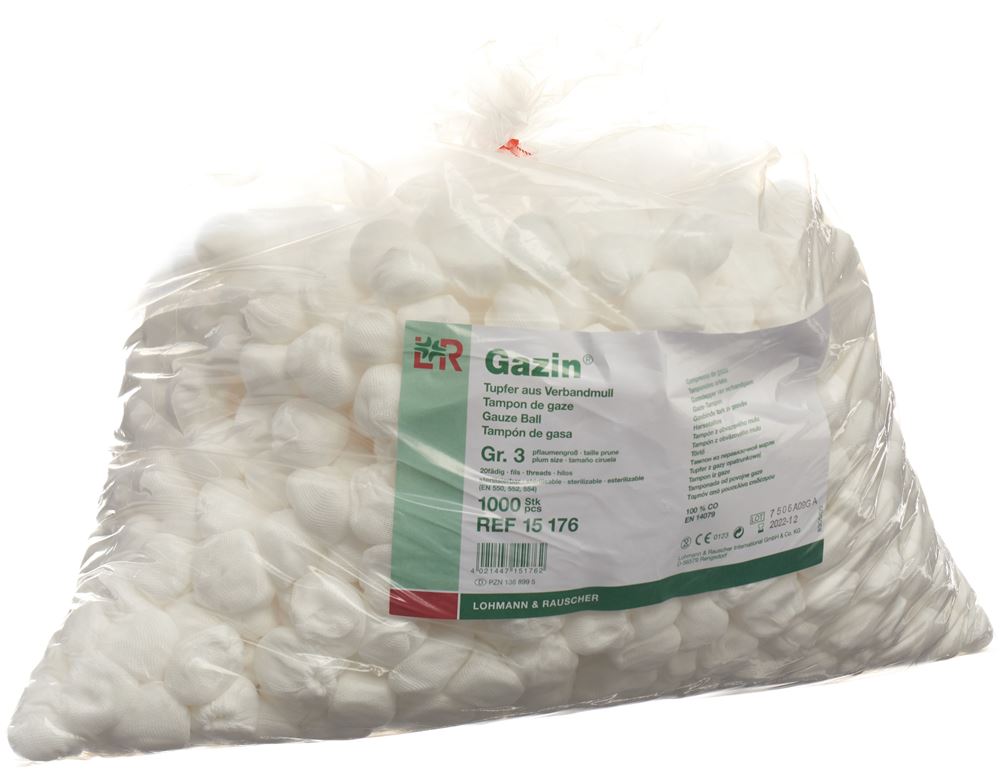 GAZIN Tampons Vm20 Gr3 taille prune 1000 pièces