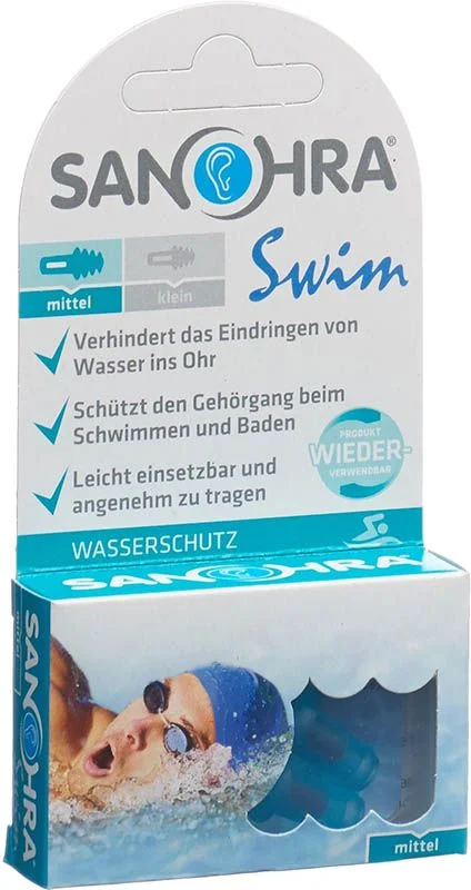 SANOHRA SWIM Bouchons d'oreilles adultes 2 pièces