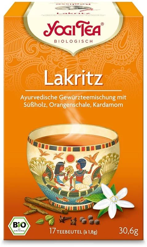 YOGI TEA® Réglisse Egyptian Spice 17 Btl 1.8g