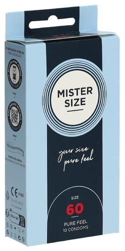MISTER SIZE 60, préservatifs, boîte de 10