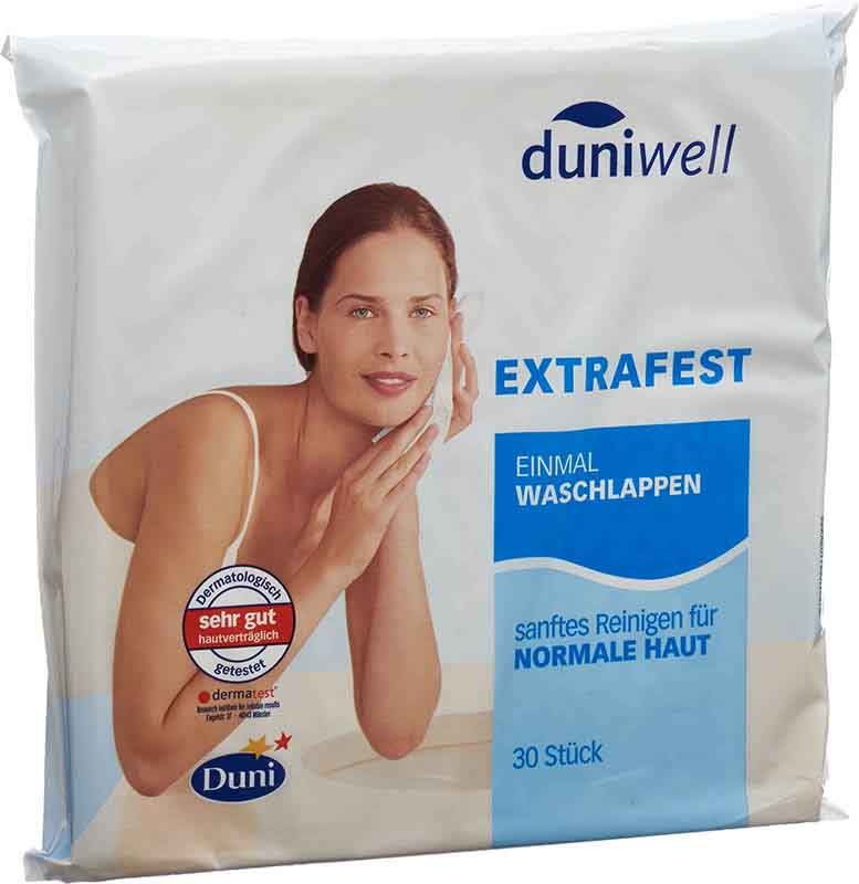 Gants de toilette jetables Duniwell 30 pièces