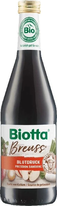 BIOTTA Vital tension artérielle Bio 6 fl 5 dl