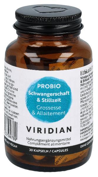 VIRIDIAN Grossesse & Allaitement Probio gélules 30 pièces