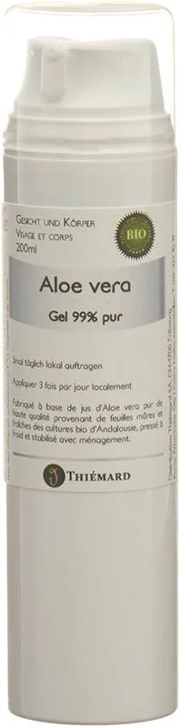 Gel d'aloevera Thiémard 99% peau pure bio 200ml