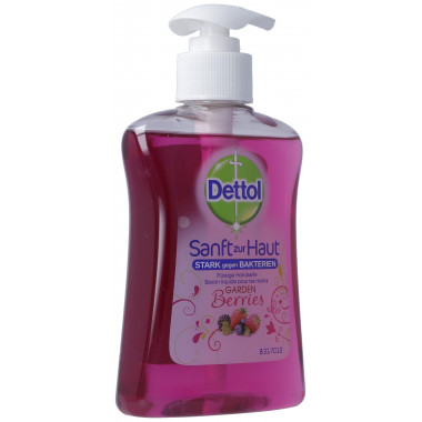 Savon à pompe Dettol Gardenberries 250ml