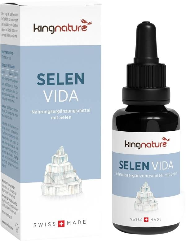 KINGNATURE Sélénium Vida gouttes Pip Fl 28.8 ml