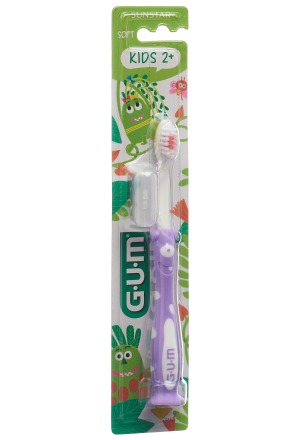 Brosse à dents GUM Kids 2-6 ans violet Brosse à dents GUM Kids 2-6 ans violet