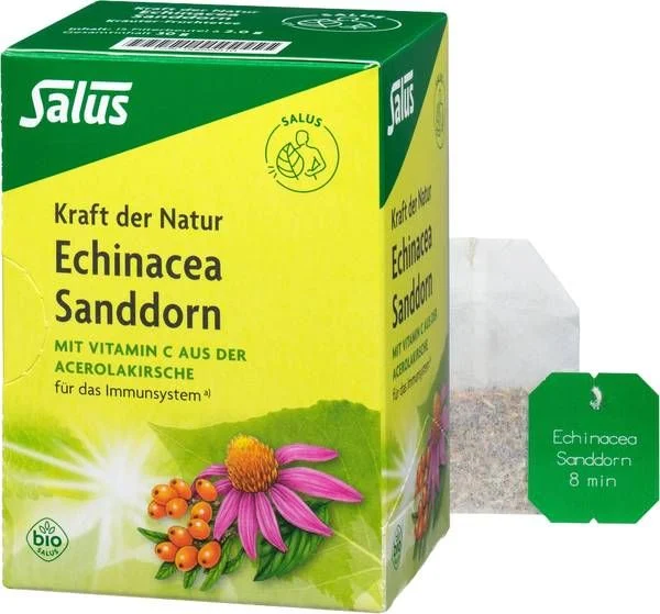 Salus® Tisane Echinacea Argousier Bio Btl 15 pièces Salus® Tisane Echinacea Argousier Bio Btl 15 pièces