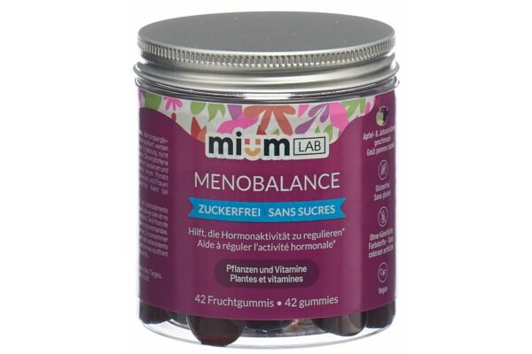 MiumLab Gommes Ménobalance 42 pièces MiumLab Gommes Ménobalance 42 pièces