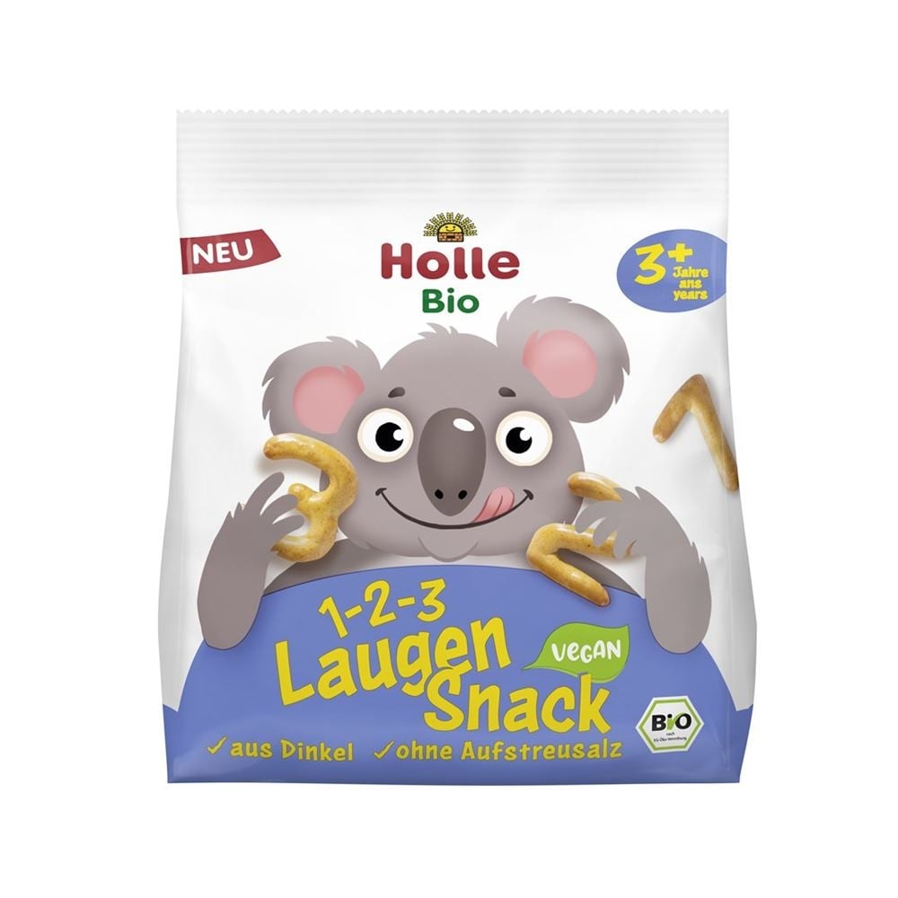 HOLLE Bio 1-2-3 Snack à la soude Btl 80g