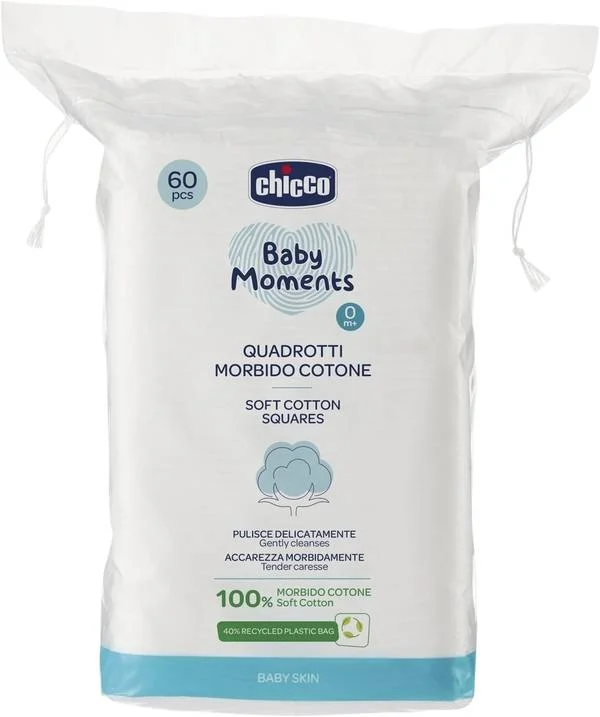 chicco Cotons 0m+ Btl 60 pièces