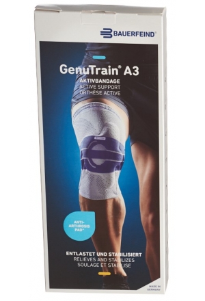 GenuTrain A3 bandage actif taille 3 gauche titane GenuTrain A3 bandage actif taille 3 gauche titane