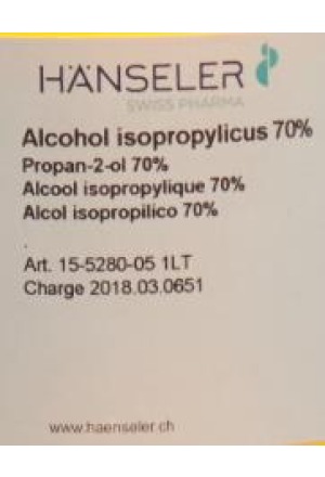 HÄNSELER Alcool isopropylique 70 % 5lt