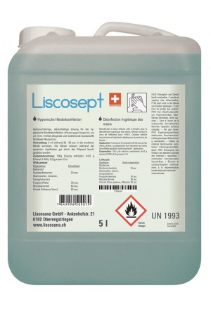LISCOSEPT Désinfection des mains bidon 5000ml
