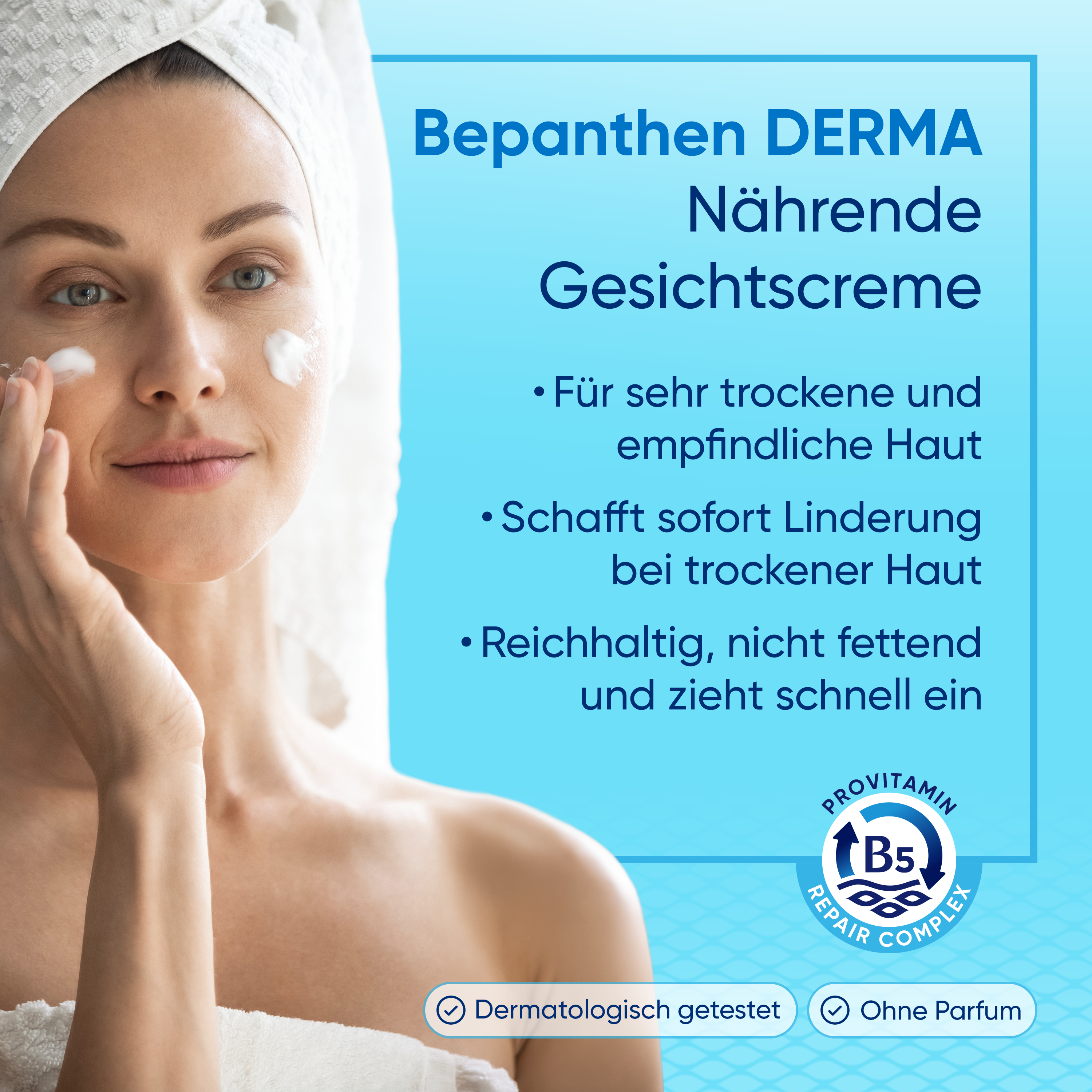 Bepanthen® DERMA Crème Nutritive pour le Visage 50ml