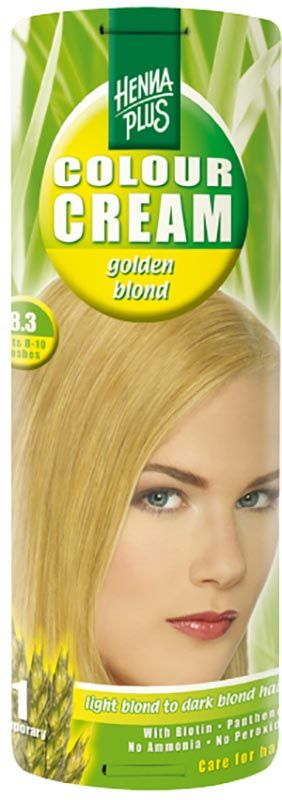 HENNA PLUS Colour Cream 8.3 blond doré 60ml