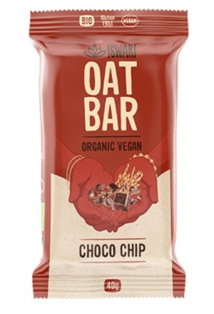 ISWARI Barre à l'avoine Choco Chip BIO Btl 40g