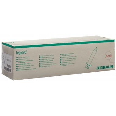 Seringue Injekt B. Braun 5ml Luer-Lock 100 pièces Seringue Injekt B. Braun 5ml Luer-Lock 100 pièces