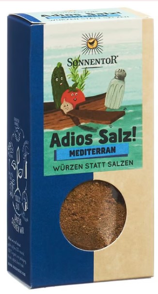 Sonnentor Sel Adios ! Légumes méditerranéens BIO 50g Sonnentor Sel Adios ! Légumes méditerranéens BIO 50g