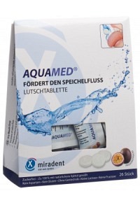 Miradent AQUAMED pastilles pour la bouche sèche 60g Miradent AQUAMED pastilles pour la bouche sèche 60g