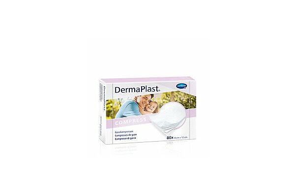 DermaPlast Compress 10x10cm 80 pièces DermaPlast Compress 10x10cm 80 pièces