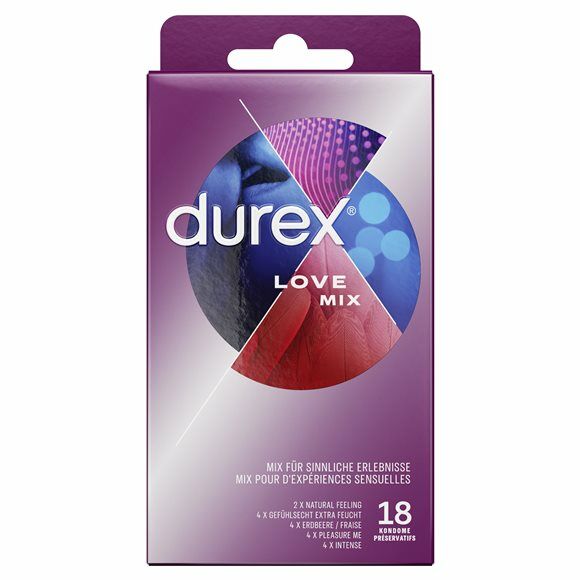 Préservatif Durex Love Mix 18 pièces Préservatif Durex Love Mix 18 pièces