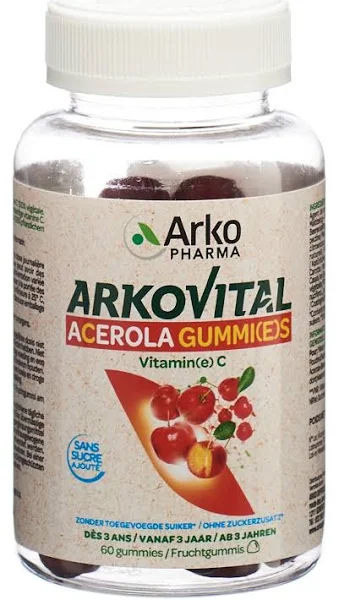 Arkovital Acérola Gommes 60 pièces Arkovital Acérola Gommes 60 pièces