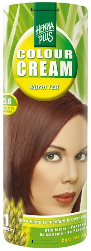 HENNA PLUS Colour Cream 5.6 rouge chaud 60ml