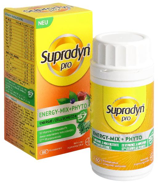 SUPRADYN pro energy-complex+phyto comprimés pelliculés 60 pièces SUPRADYN pro energy-complex+phyto comprimés pelliculés 60 pièces