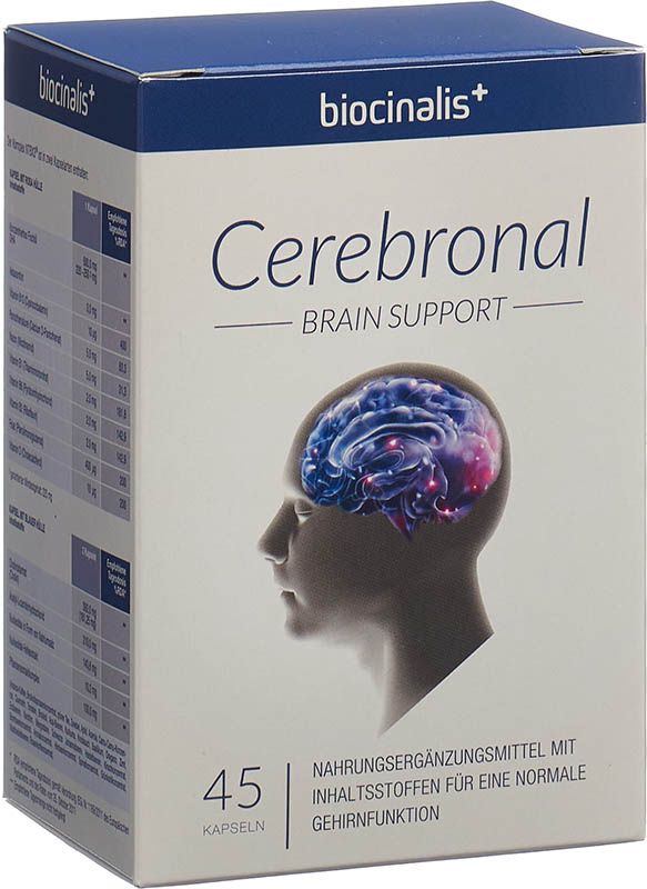 Cerebronal gélules roses + gélules bleues 45 pièces