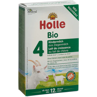 Lait de suite bio Holle 4 au lait de chèvre Carton 400g Lait de suite bio Holle 4 au lait de chèvre Carton 400g